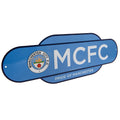 Sky Blue-White - Side - Manchester City FC Retro Hanging Sign