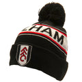 Black-White - Front - Fulham FC Bobble Beanie