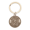 Antique Silver - Front - Rangers FC Crest Keyring