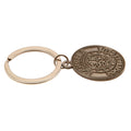 Antique Silver - Back - Rangers FC Crest Keyring