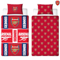 Multicoloured - Close up - Arsenal FC Gunners Reversible Crest Duvet Set