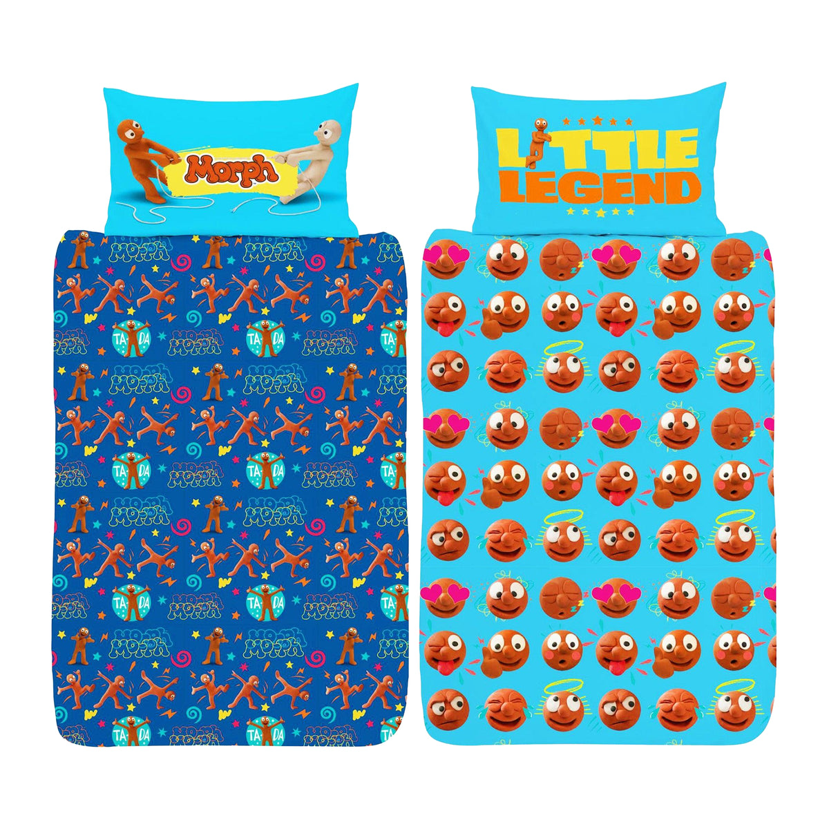 Multicoloured - Front - Morph Duvet Set (Pack of 2)