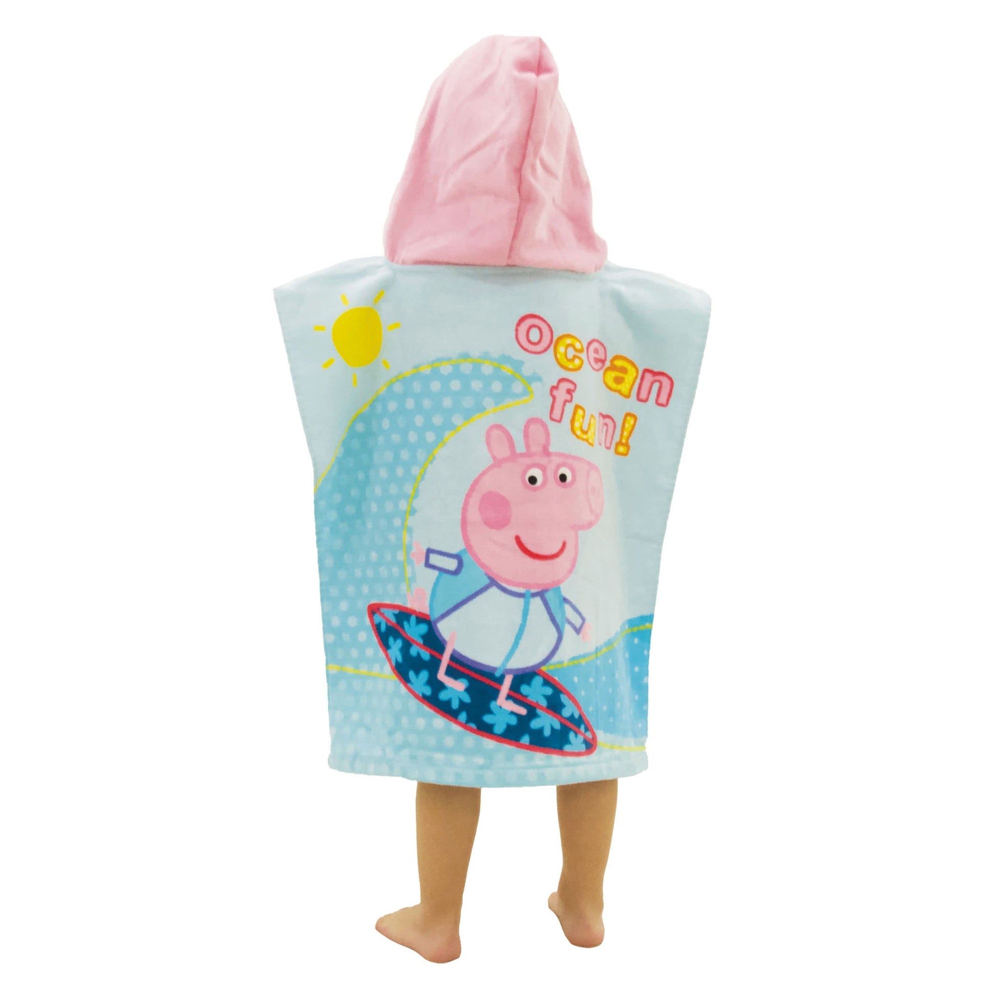 Multicoloured - Lifestyle - Peppa Pig Childrens-Kids Fun Ocean Hooded Towel