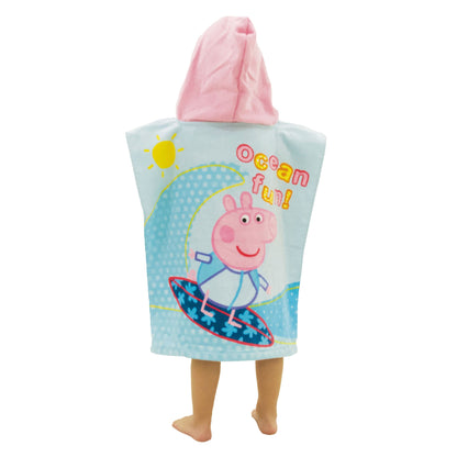 Multicoloured - Lifestyle - Peppa Pig Childrens-Kids Fun Ocean Hooded Towel