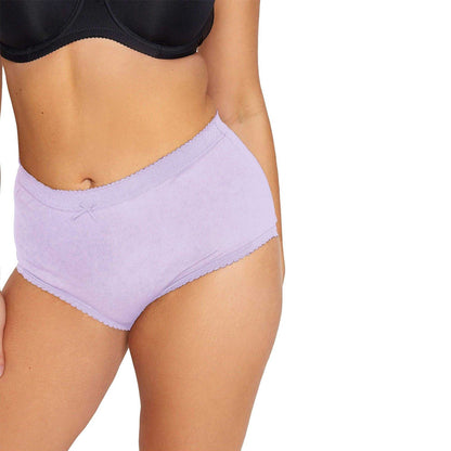 Lavender - Back - Harte & Soul Womens-Ladies Briefs (Pack of 6)