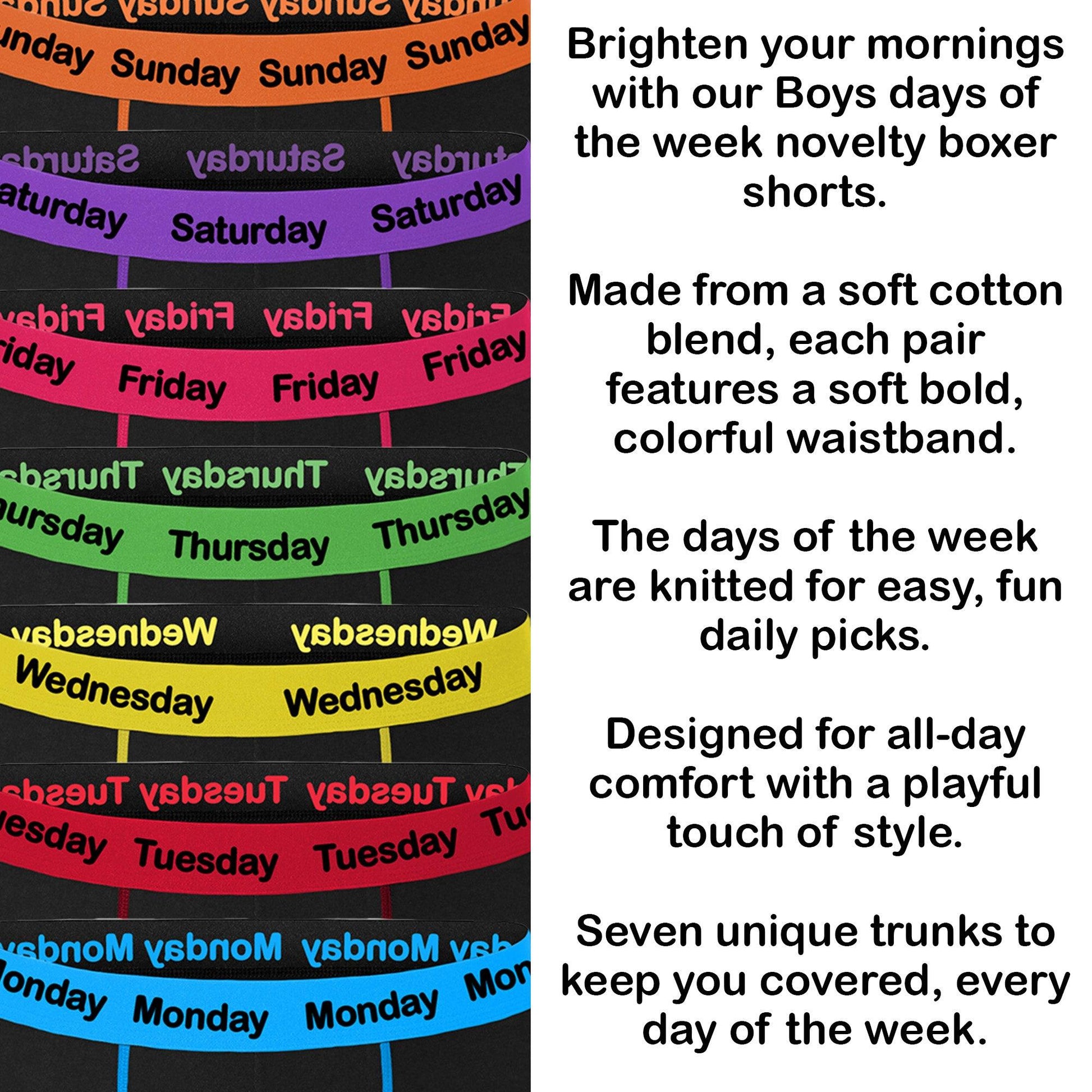 Multicoloured - Lifestyle - Harte & Soul Boys Boxer Shorts (Pack of 7)