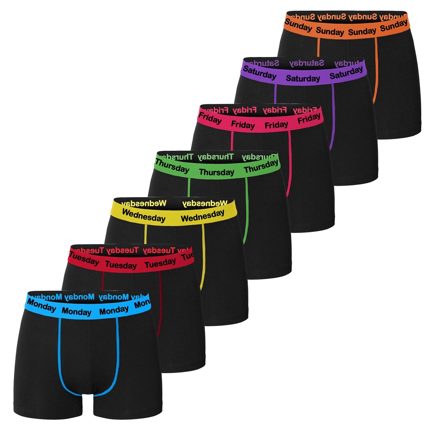 Multicoloured - Front - Harte & Soul Boys Boxer Shorts (Pack of 7)