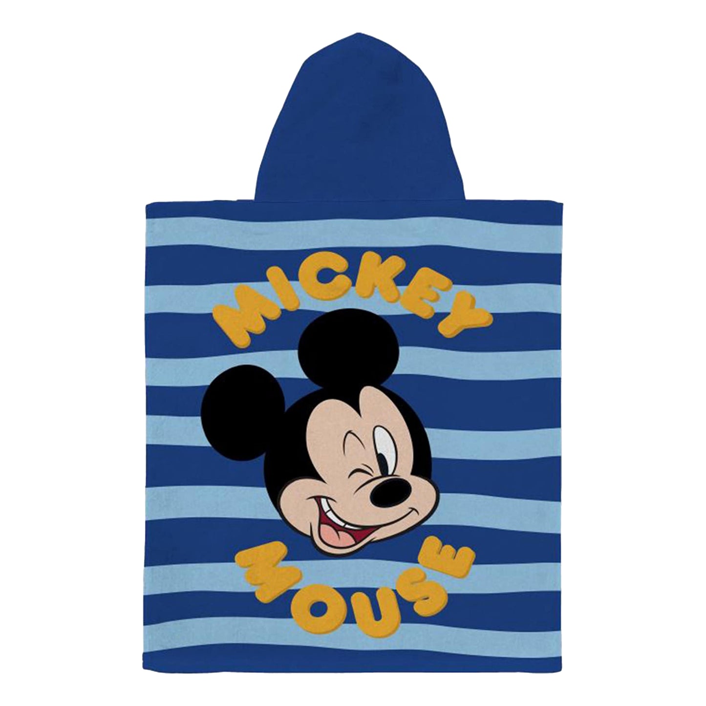 Blue-Yellow - Back - Disney Childrens-Kids Mickey Mouse Hooded Towel
