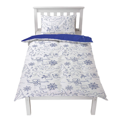 Blue-Black-White - Lifestyle - Peter Pan Reversible Duvet Set
