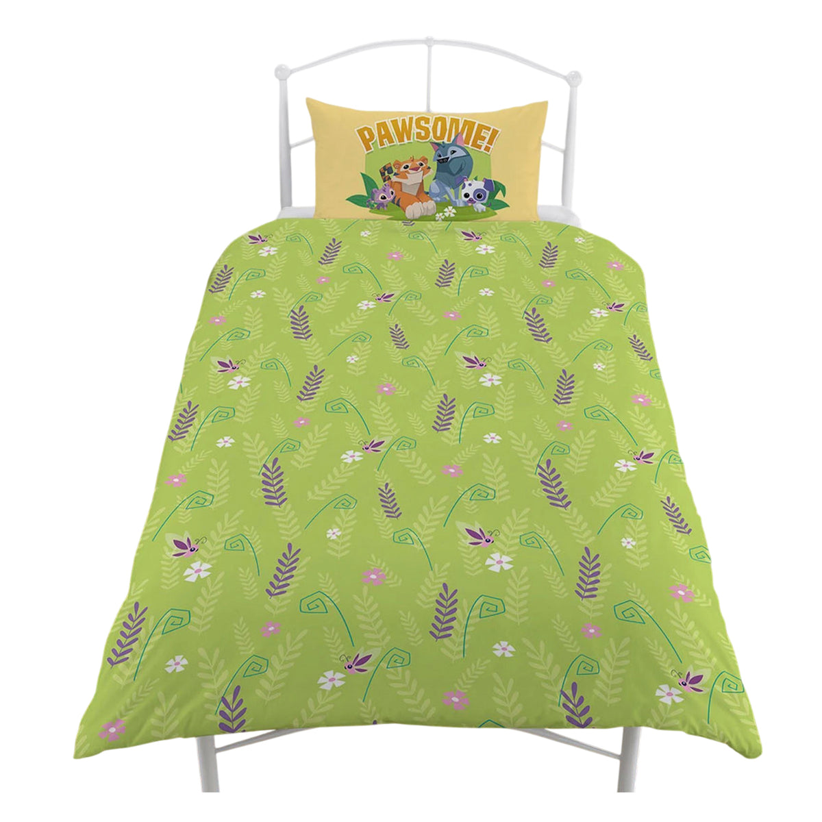 Multicoloured - Back - Animal Jam Reversible Duvet Set