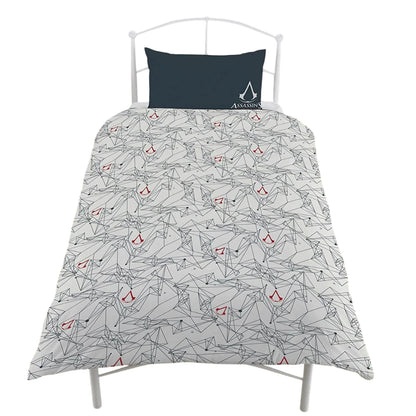 Black-Grey - Back - Assassins Creed Reversible Duvet Set