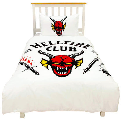 Multicoloured - Lifestyle - Stranger Things Hellfire Club Reversible Duvet Set
