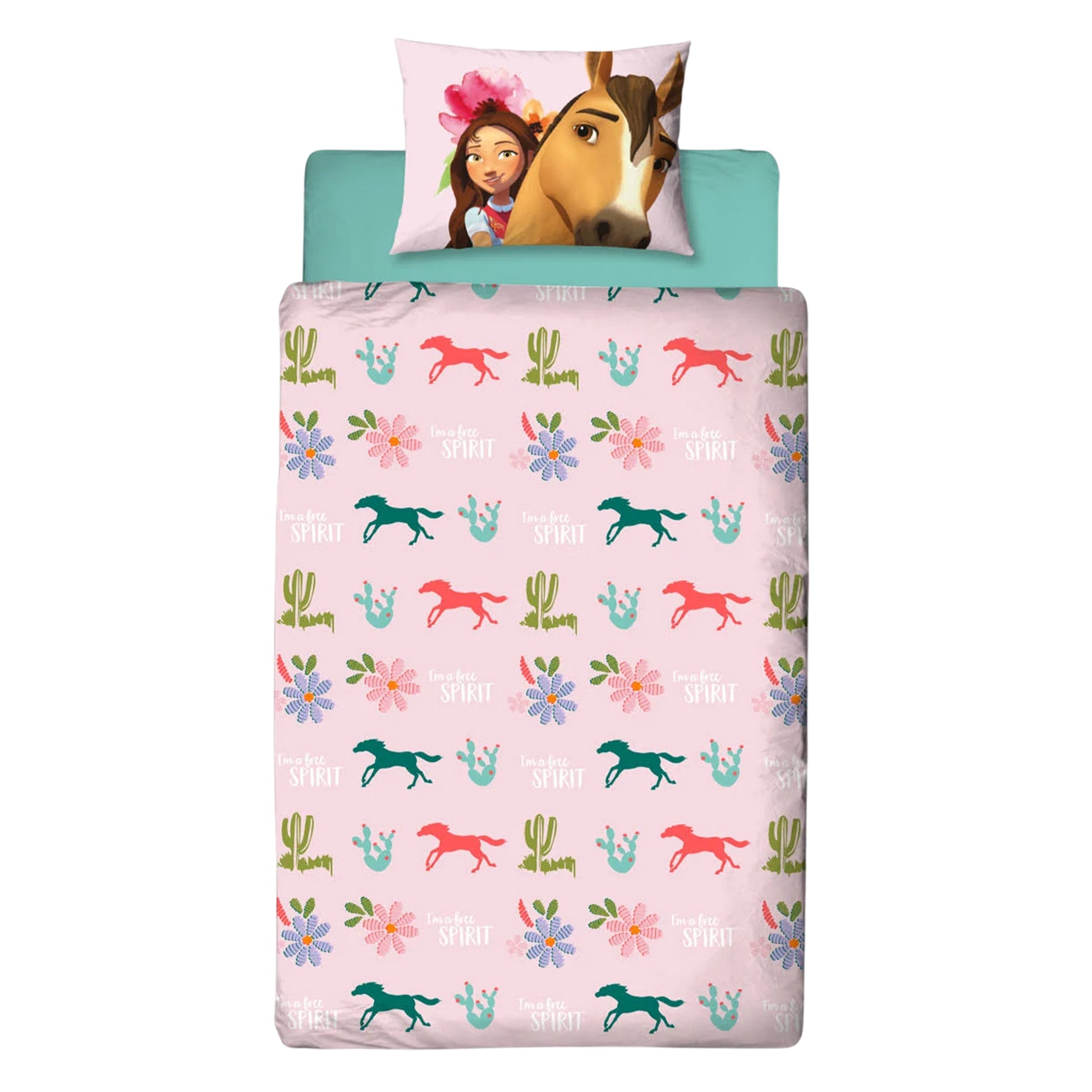 Multicoloured - Side - Spirit Reversible Duvet Set
