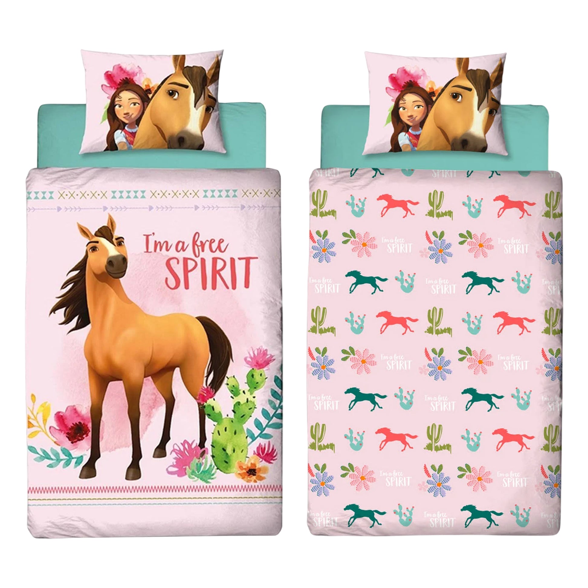 Multicoloured - Front - Spirit Reversible Duvet Set