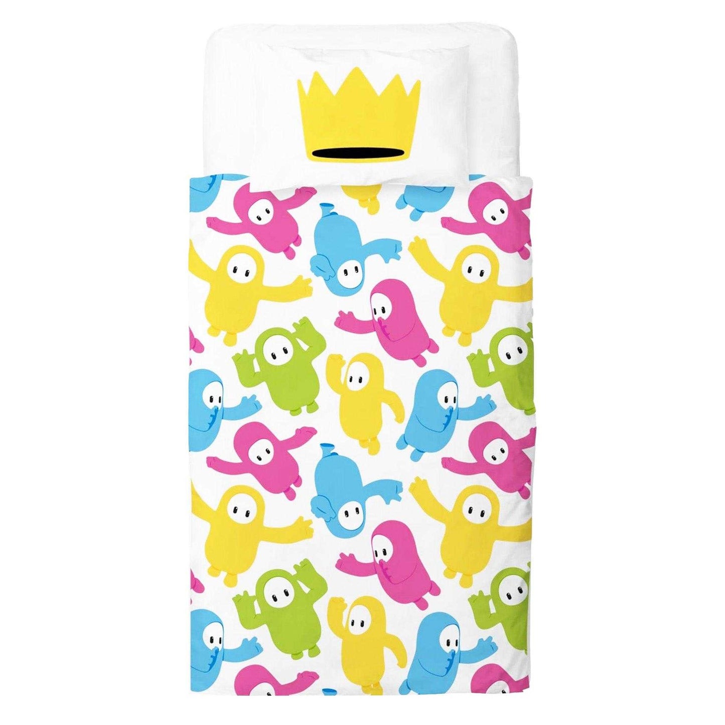 Multicoloured - Front - Fall Guys Reversible Duvet Set