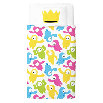 Multicoloured - Front - Fall Guys Reversible Duvet Set