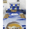 Multicoloured - Close up - Star Wars Mandalorian Baby Yoda Reversible Duvet Set