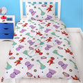 Multicoloured - Lifestyle - Dino Ranch Sticker Reversible Duvet Set
