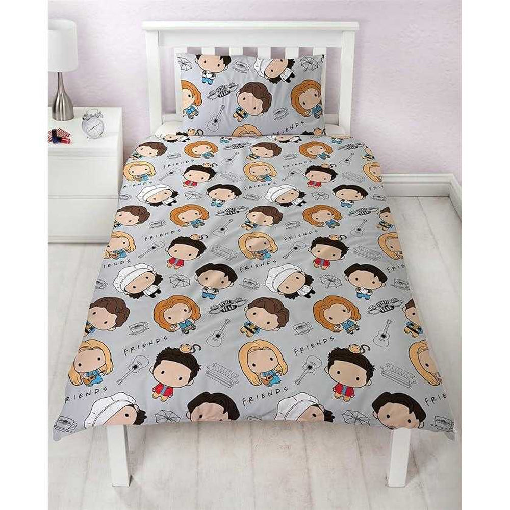 Multicoloured - Lifestyle - Friends Chibi Reversible Duvet Set