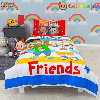 Multicoloured - Lifestyle - Cocomelon Best Friends Reversible Duvet Set