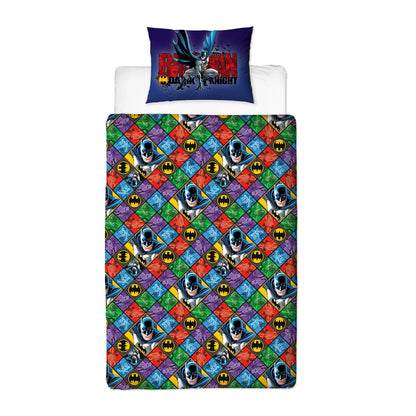 Multicoloured - Back - Batman Reversible Duvet Set