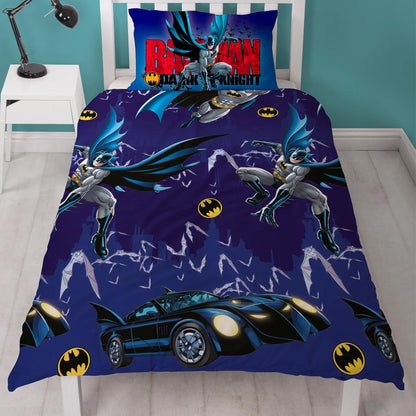 Multicoloured - Side - Batman Reversible Duvet Set