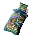 Multicoloured - Front - Teenage Mutant Ninja Turtles TMNT Reversible Duvet Set