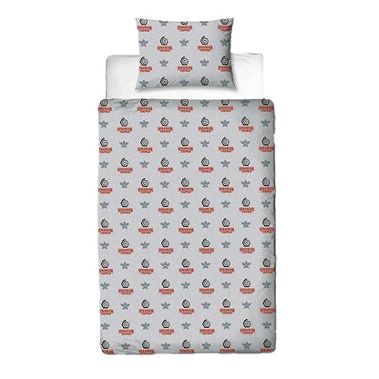 Multicoloured - Back - Stranger Things Darkside Reversible Duvet Set