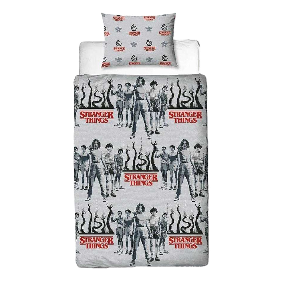 Multicoloured - Front - Stranger Things Darkside Reversible Duvet Set