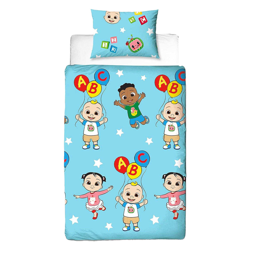 Multicoloured - Front - Cocomelon Friends Reversible Duvet Set