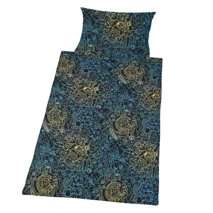 Multicoloured - Back - Rick And Morty UFO Reversible Duvet Set