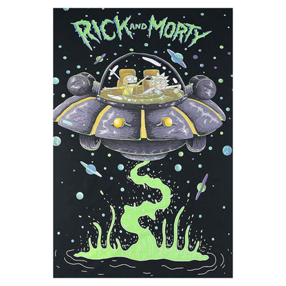 Multicoloured - Lifestyle - Rick And Morty UFO Reversible Duvet Set