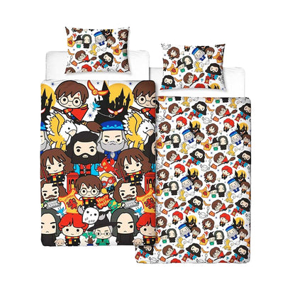 Multicoloured - Pack Shot - Harry Potter Charm Duvet Set