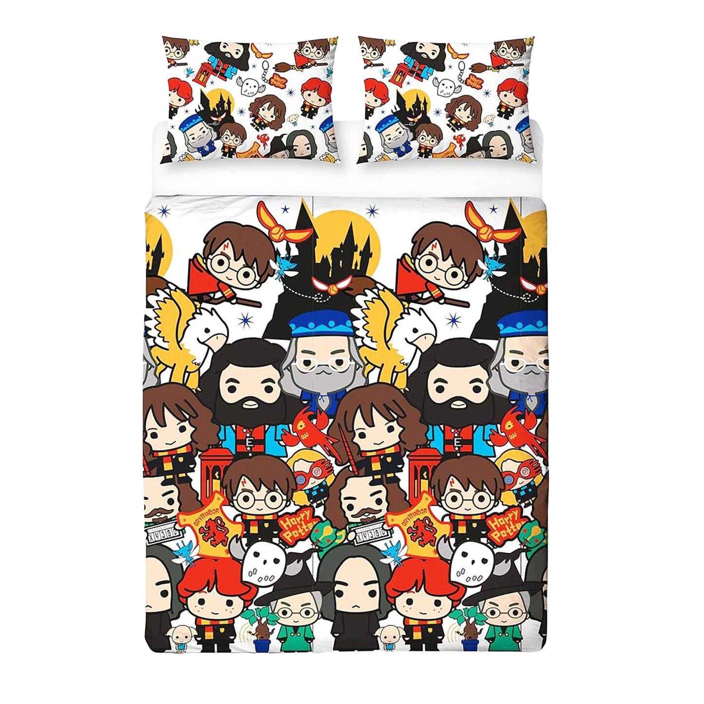 Multicoloured - Side - Harry Potter Charm Duvet Set