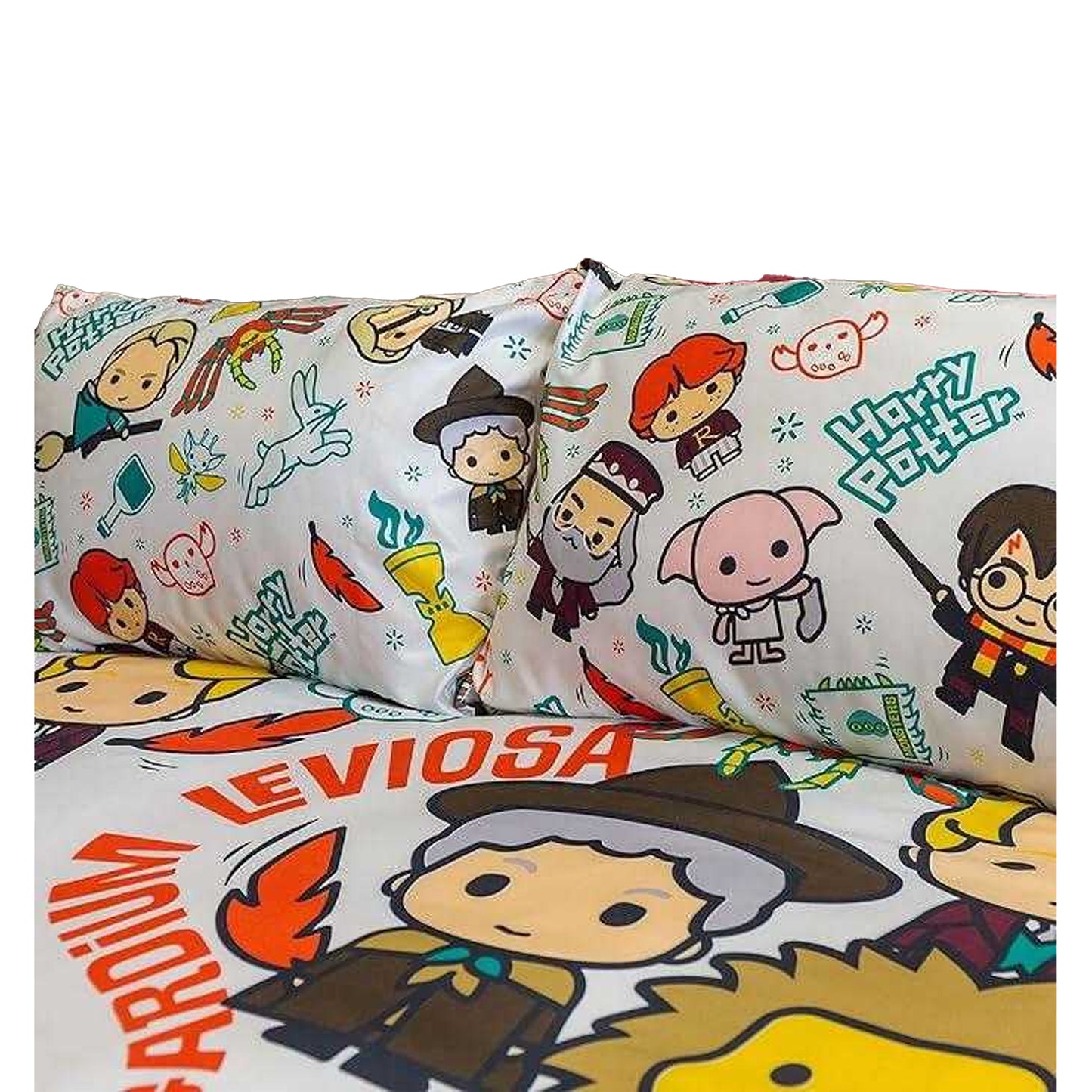 Multicoloured - Pack Shot - Harry Potter Chibi Reversible Duvet Set