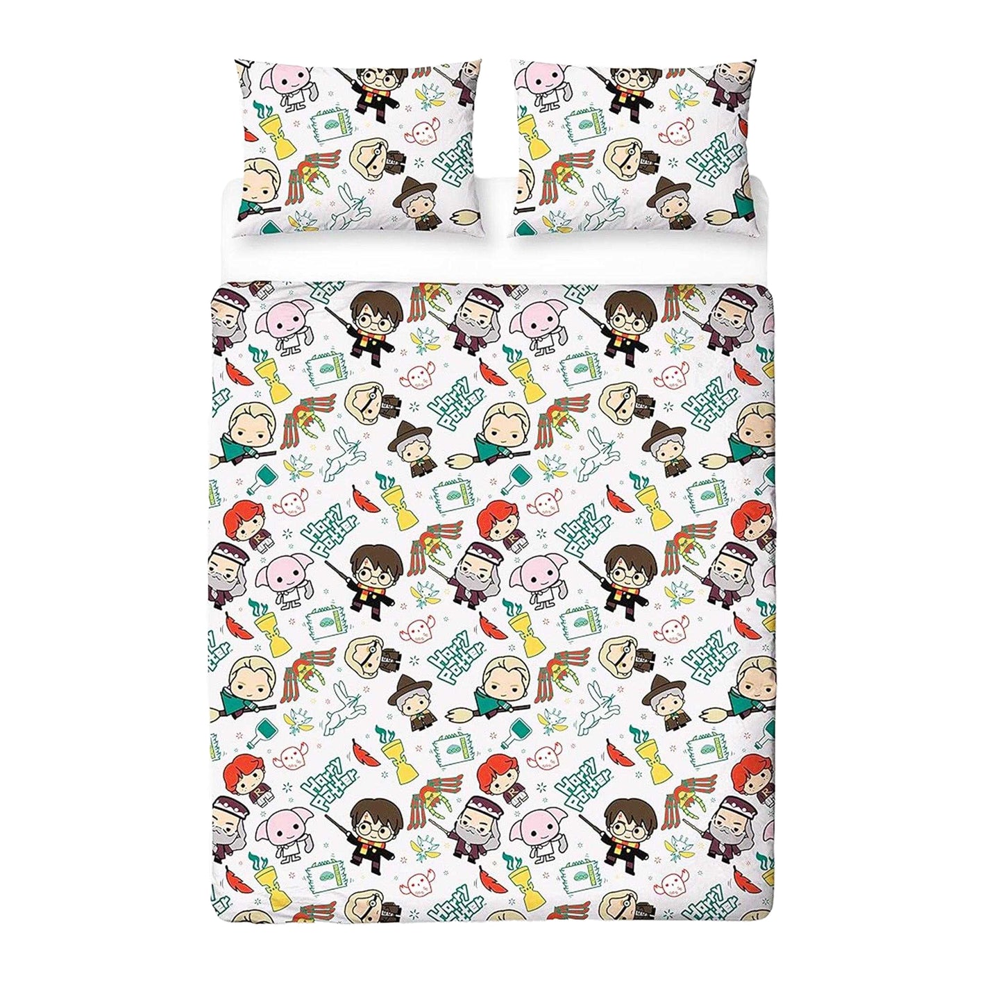 Multicoloured - Lifestyle - Harry Potter Chibi Reversible Duvet Set