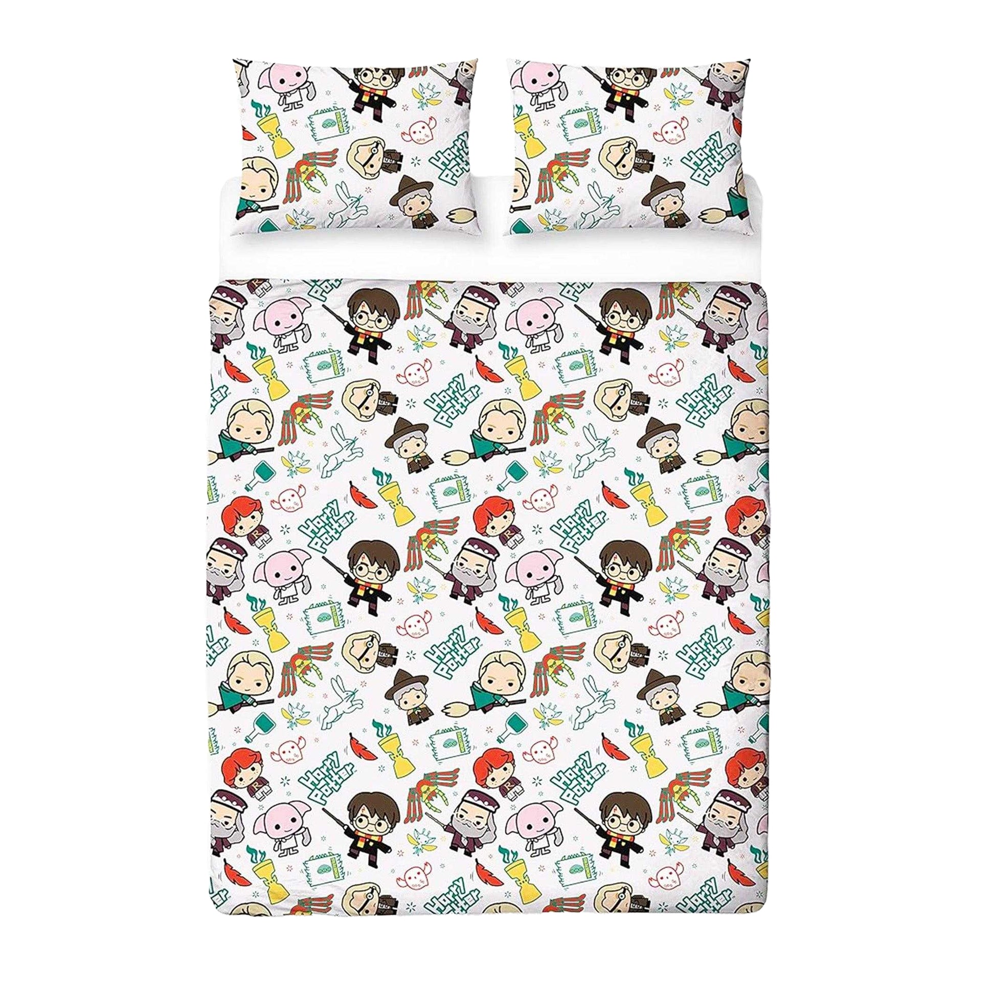 Multicoloured - Lifestyle - Harry Potter Chibi Reversible Duvet Set