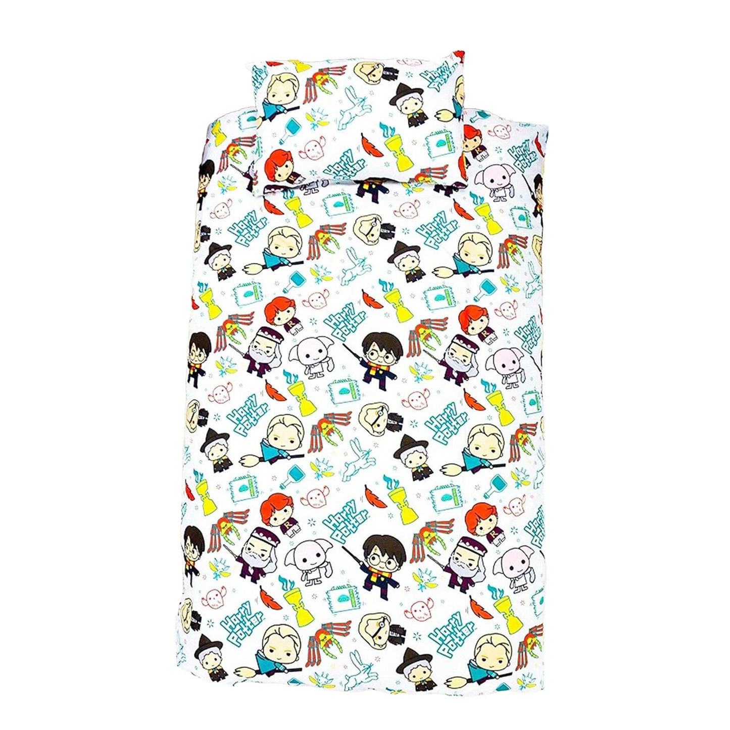 Multicoloured - Back - Harry Potter Chibi Reversible Duvet Set