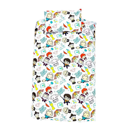 Multicoloured - Back - Harry Potter Chibi Reversible Duvet Set