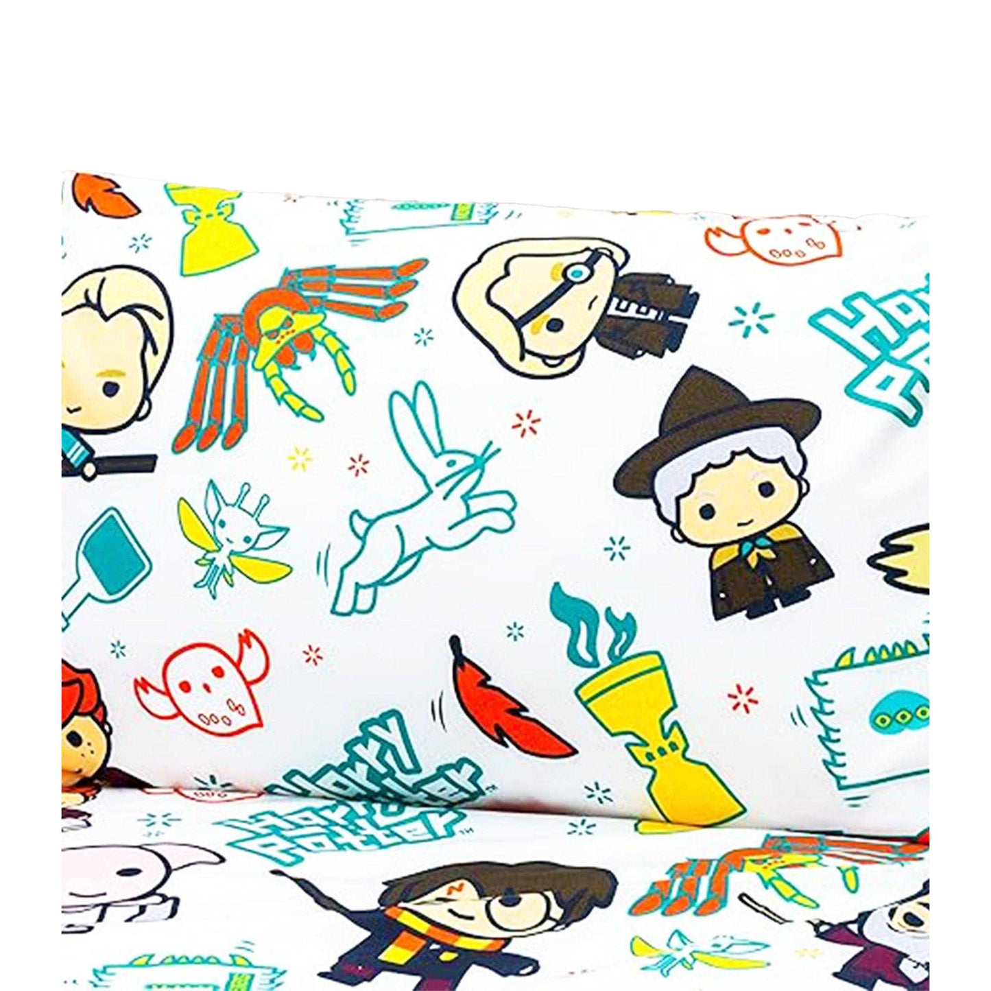 Multicoloured - Close up - Harry Potter Chibi Reversible Duvet Set
