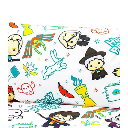 Multicoloured - Close up - Harry Potter Chibi Reversible Duvet Set