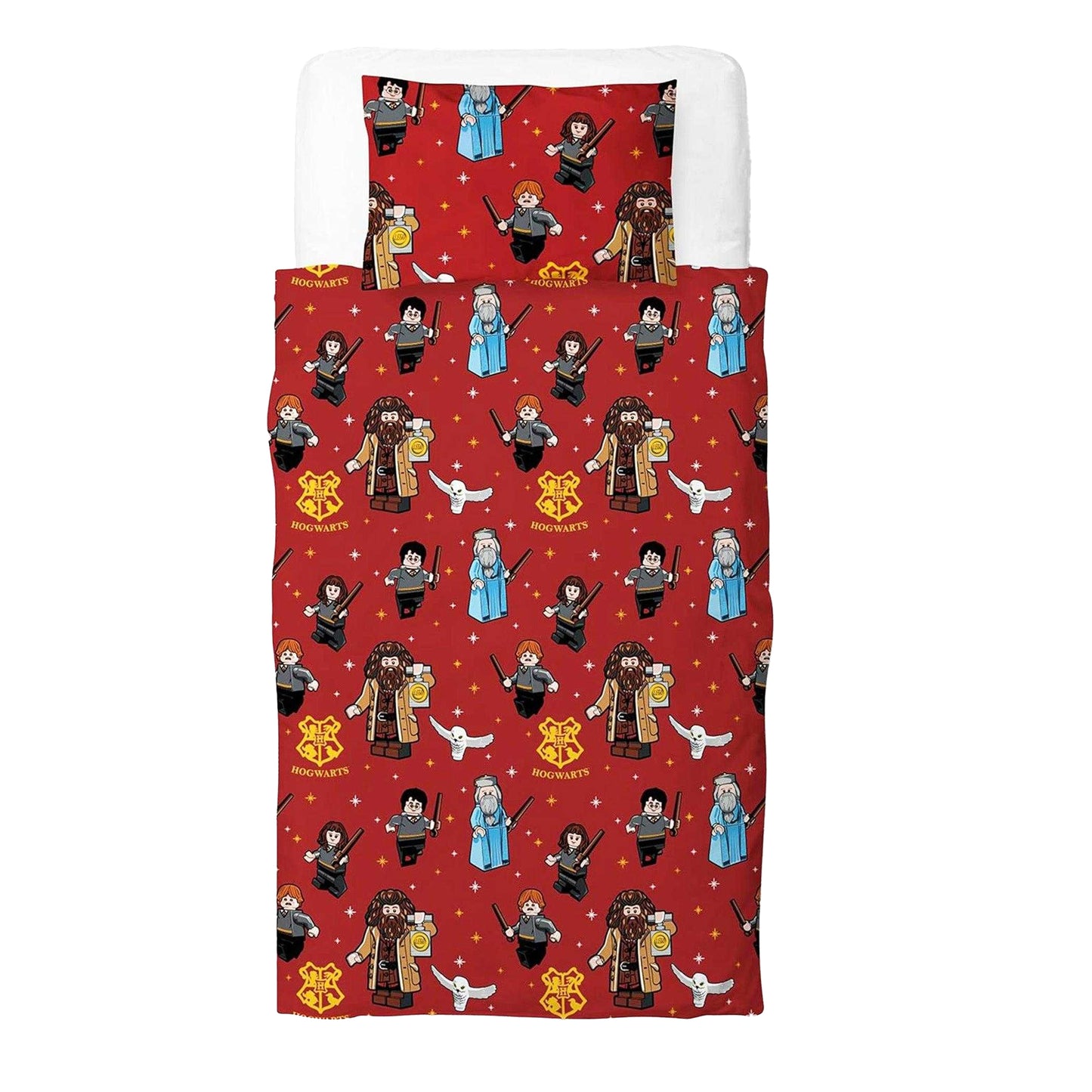 Multicoloured - Back - Harry Potter Lego Reversible Duvet Set