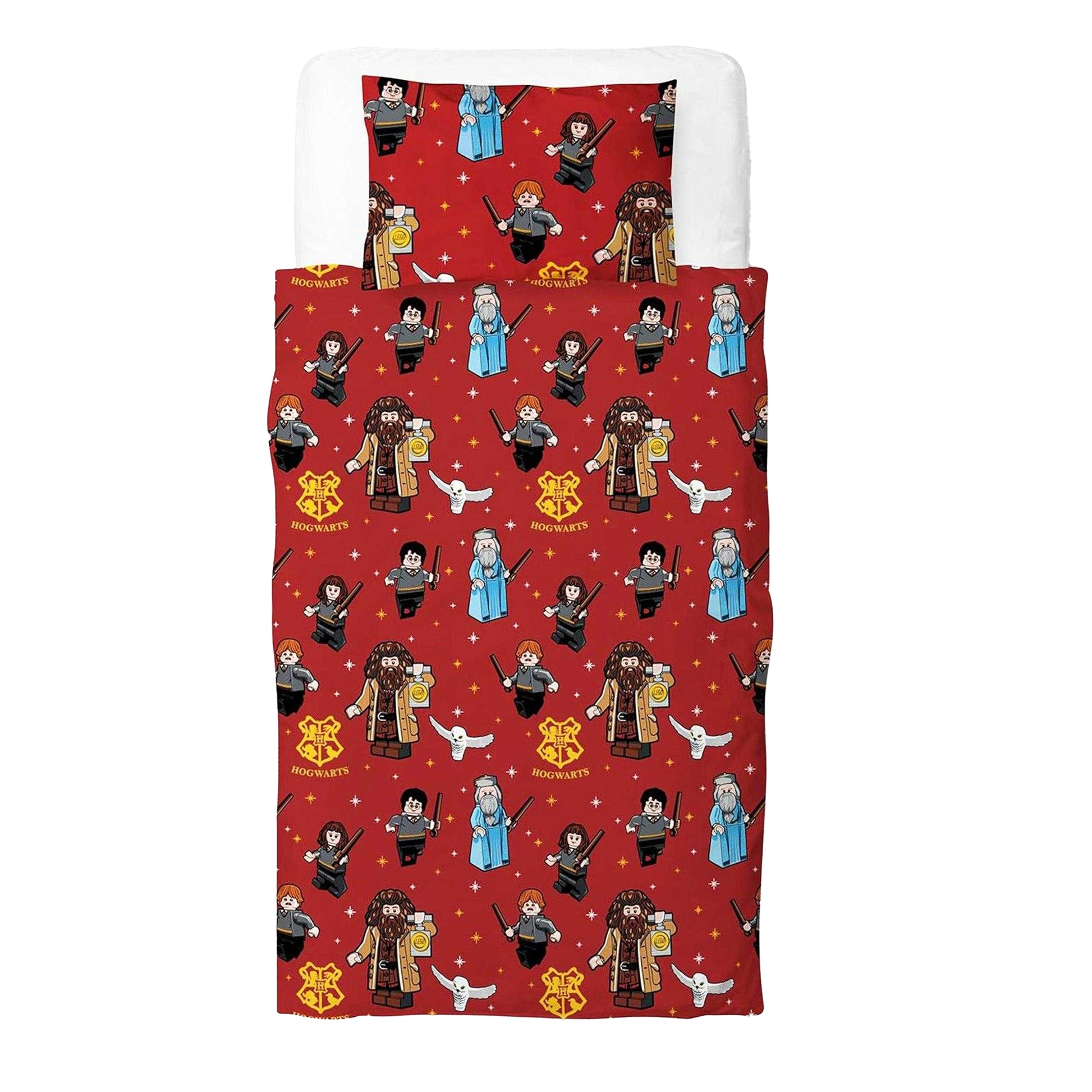 Multicoloured - Back - Harry Potter Lego Reversible Duvet Set