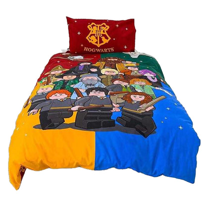 Multicoloured - Side - Harry Potter Lego Reversible Duvet Set