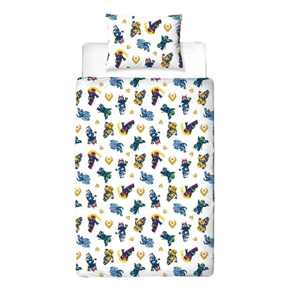 Multicoloured - Back - Lego Ninjago Squad Reversible Duvet Set
