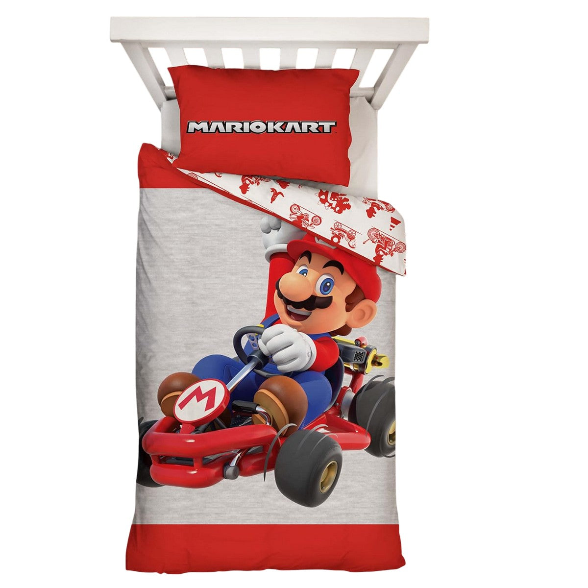 Multicoloured - Pack Shot - Mario Kart Reversible Duvet Set