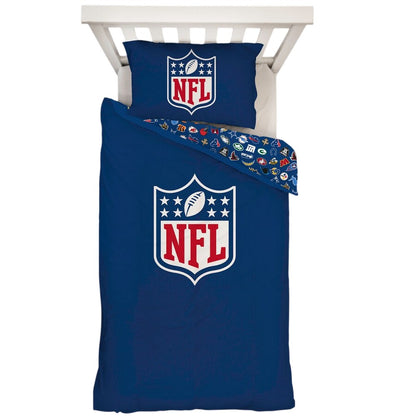 Multicoloured - Lifestyle - NFL Logo Reversible Duvet Set