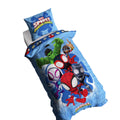 Multicoloured - Side - Disney Spidey and His Amazing Friends Reversible Duvet Set