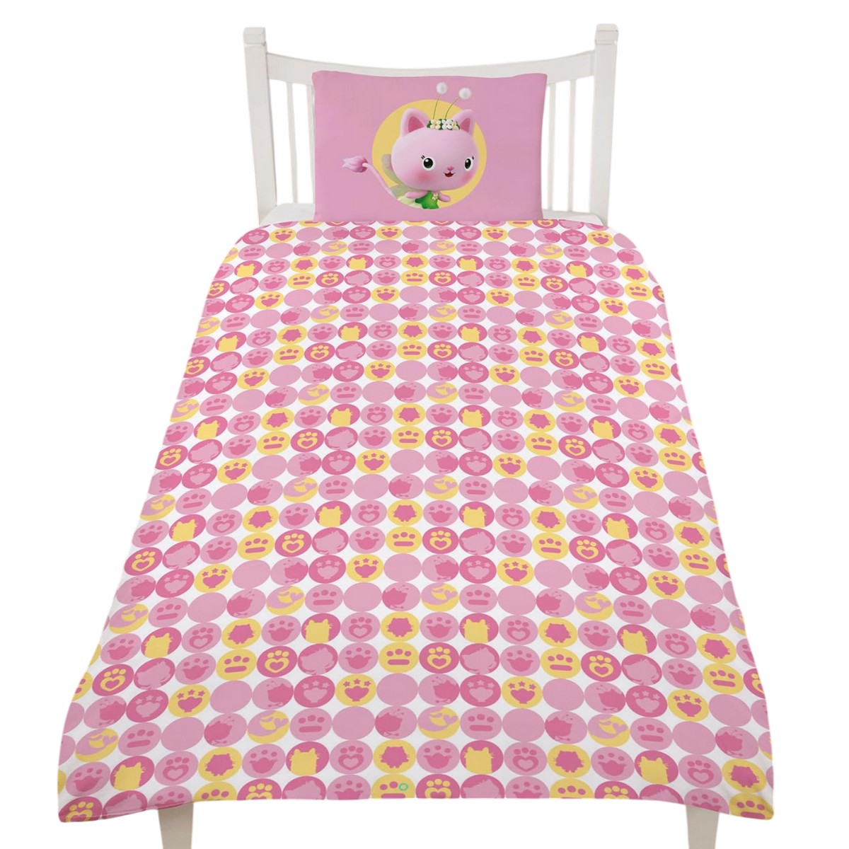 Multicoloured - Side - Gabby's Dollhouse Reversible Gabby and Friends Duvet Set