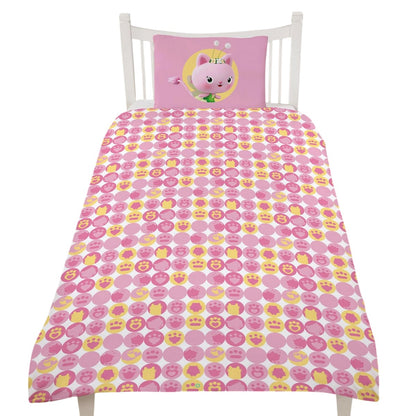 Multicoloured - Side - Gabby's Dollhouse Reversible Gabby and Friends Duvet Set